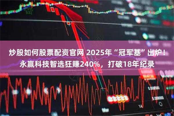 炒股如何股票配资官网 2025年“冠军基”出炉！永赢科技智选狂赚240%，打破18年纪录